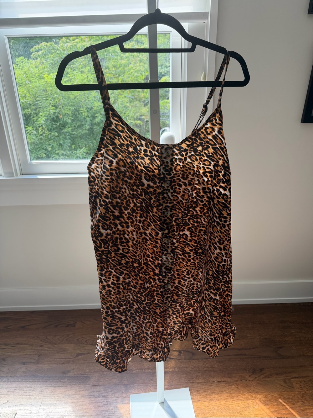 Boohoo Leopard Sleeveless Tank Dress, Size UK20/US16